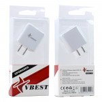 Wholesale Universal Dual House Power Smart Adapter Charger 2.1A (White)